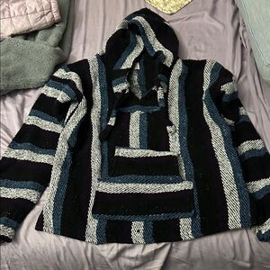 Artesanias Mickey Mexican Poncho Hoodie